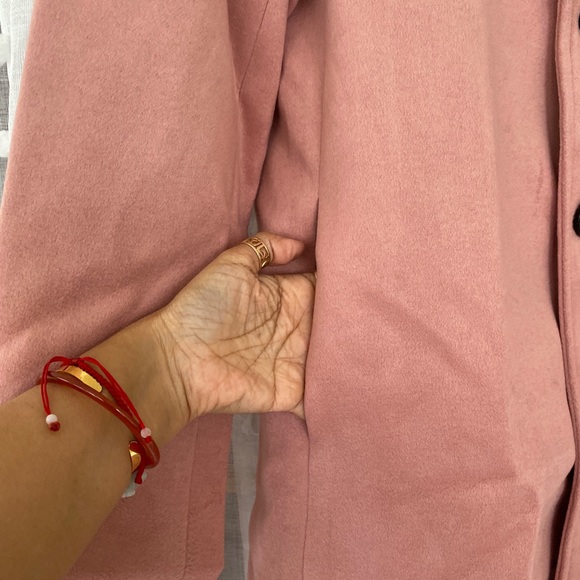 ♥️Muted pink mix wool coat♥️ - Picture 4 of 6
